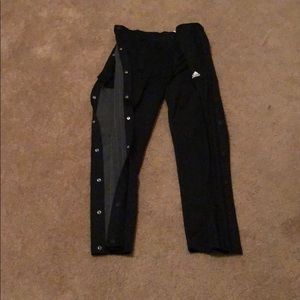 adidas button up sweat pants